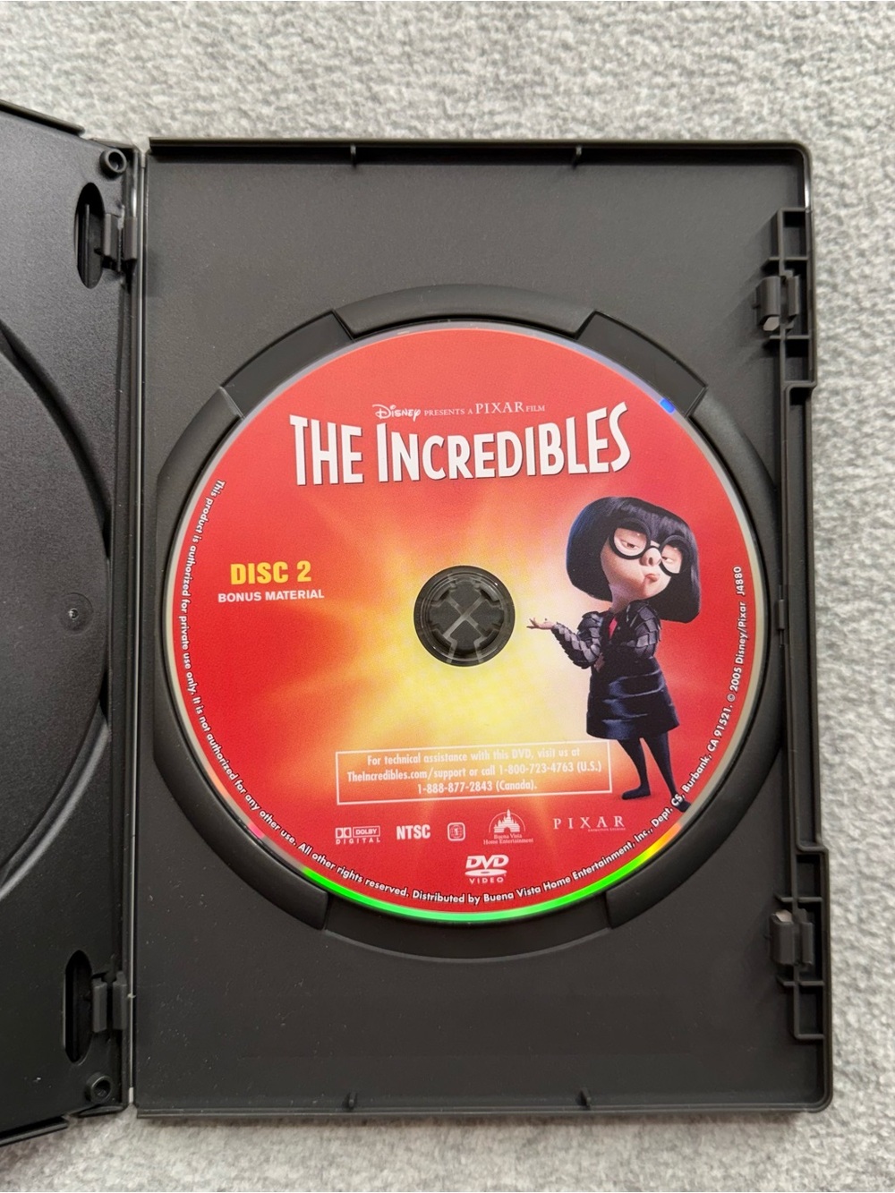 The Incredibles (2005 DVD, 2-Disc Collector's Edition, Widescreen) Disney Pixar - Picture 6 of 14